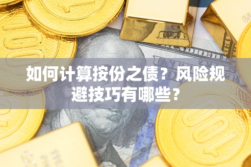 北京如何计算按份之债？风险规避技巧有哪些？
