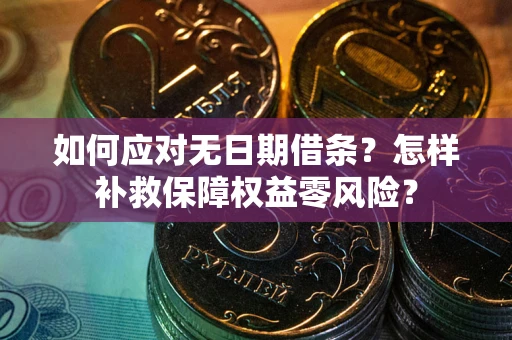 北京如何应对无日期借条？怎样补救保障权益零风险？